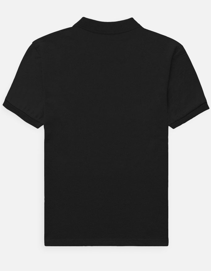Rakta Roots Signature Black Polo T-Shirt