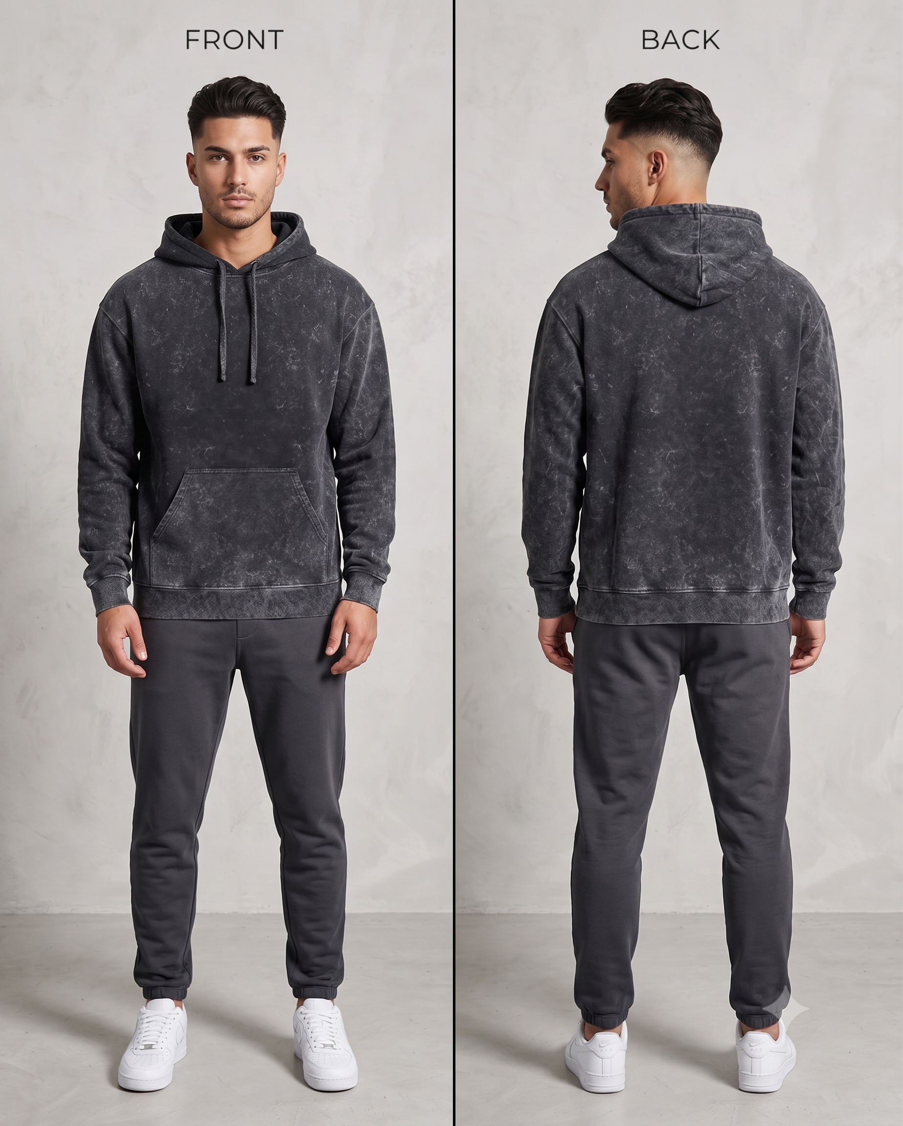Vintage Washed Heavy Hoodie — Unisex