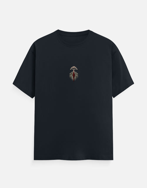 Rakta Roots Blood Roots Navy Blue T-Shirt
