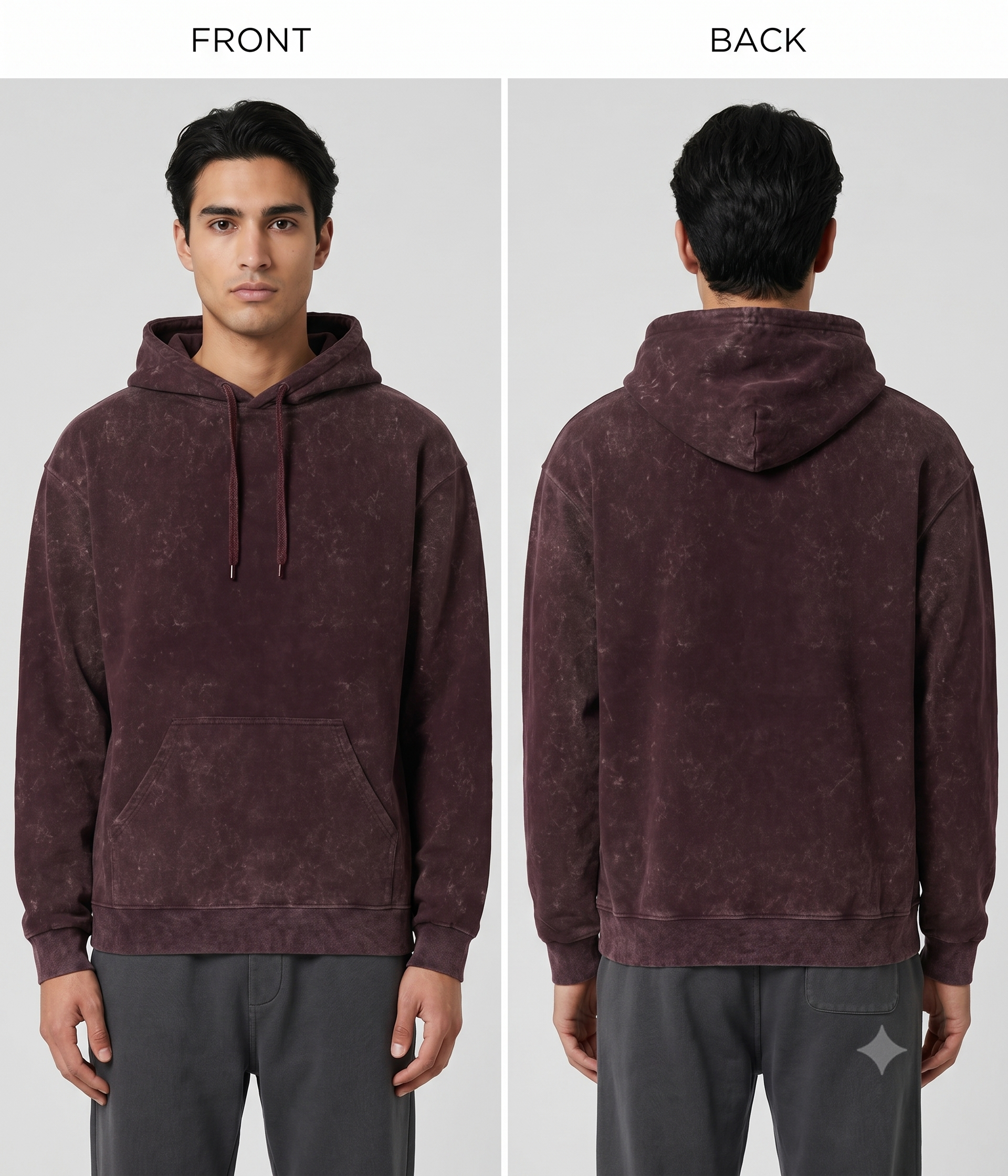 Vintage Washed Heavy Hoodie — Unisex